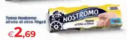Eurospar Tonno Nostromo all'olio di oliva 70gx3 offerta