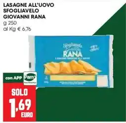 Pam Lasagne all'uovo sfogliato velo Giovanni Rana offerta