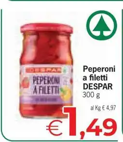 Eurospar Peperoni a filetti DESPAR offerta