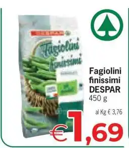 Eurospar Fagiolini finissimi DESPAR offerta