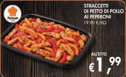 èccoMI Straccetti di petto di pollo ai peperoni offerta