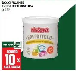 Pam Dolcificante eritritolo ristora offerta