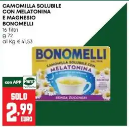 Pam Camomilla solubile con melatonina e magnesio Bonomelli offerta