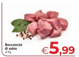 Eurospar Bocconcini di Suino offerta