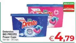 Eurospar BIO PRESTO POWER CAPS offerta