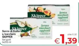 Eurospar Succo di frutta s/zucchero SKIPPER offerta