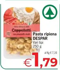 Eurospar Pasta ripiena DESPAR offerta