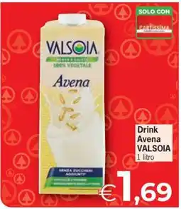 Eurospar Drink Avena VALSOIA offerta