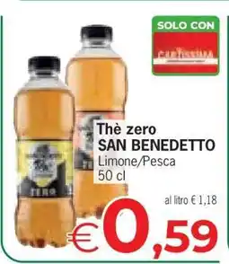 Eurospar Thè Zero SAN BENEDETTO offerta
