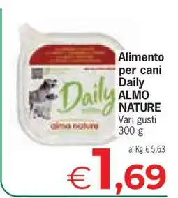 Eurospar Alimento per cani Daily ALMO NATURE offerta