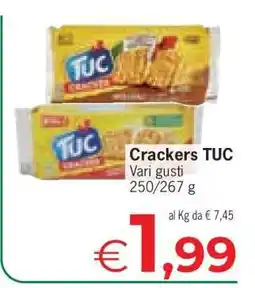 Eurospar Crackers TUC offerta