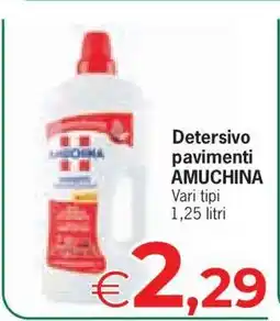 Eurospar Detersivo Pavimenti Amuchina offerta