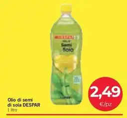 Eurospar Olio di semi di soia DESPAR offerta