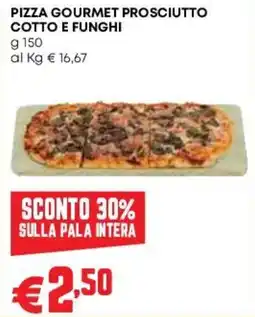 Pam Pizza gourmet prosciutto cotto e funghi offerta