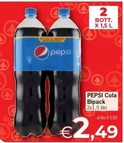 Eurospar Pepsi Cola bipack offerta