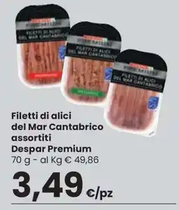 Eurospar Filetti di alici del Mar Cantabrico assortiti offerta