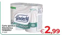 Eurospar Carta Igienica Kilometrica Tenderly offerta