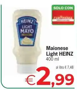 Eurospar Maionese Light HEINZ offerta