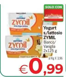 Eurospar Yogurt s/lattosio ZYMIL offerta