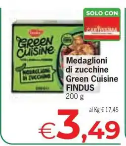 Eurospar Medaglioni di Zucchine Green Cuisine Findus offerta