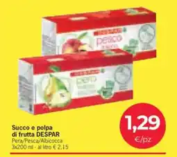 Eurospar Succo e polpa di frutta DESPAR offerta