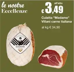 Sì con te Market Culatta Madame Villani offerta