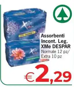 Eurospar Assorbenti Incont. Leg. XMe DESPAR offerta