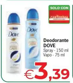 Eurospar DEODORANTE DOVE offerta