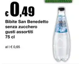 Sì con te Market Bibite San Benedetto senza zucchero offerta