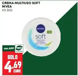 Pam Crema multiuso soft Nivea offerta