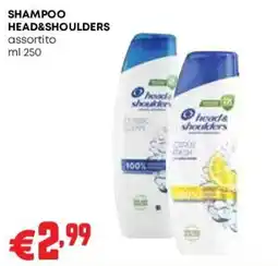 Pam Shampoo head&shoulders assortito offerta