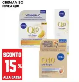 Pam Crema viso Nivea Q10 offerta