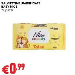 Pam Salviettine umidificate baby Nice Talco offerta