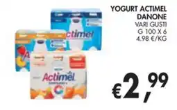 èccoMI Yogurt Actimel Danone offerta