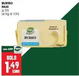 Pam Burro Pam offerta