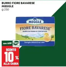 Pam Burro fiore bavarese Meggle offerta