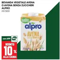 Pam Beveranda vegetale avena alpro offerta