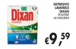 èccoMI Detersivo lavatrice Dixan polvere offerta
