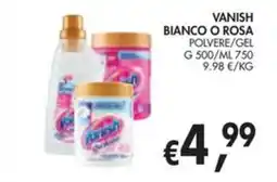 èccoMI Vanish bianco o rosa polvere/gel offerta