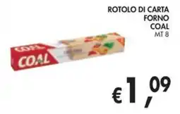 èccoMI Rotolo di carta forno Coal offerta
