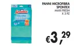 èccoMI Panni microfibra Spontex Maxi Fresh offerta