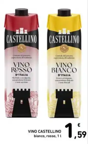 Vino Castellino bianco, rosso