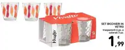 Spazio Conad Bicchieri in vetro Vivalto offerta