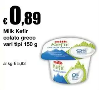 Milk Kefir colato greco