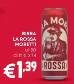 Pam Birra La Rossa Moretti offerta