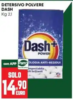Pam Detersivo polvere Dash offerta