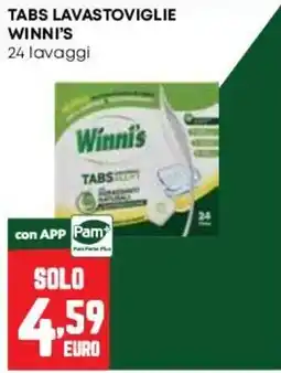 Pam Tabs lavastoviglie Winni's offerta