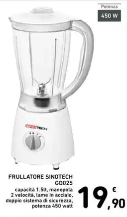Spazio Conad Frullatore Sinotech offerta