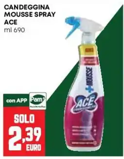 Pam Candeggina mousse spray Ace offerta