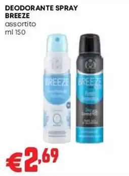 Pam Deodorante spray breeze offerta
